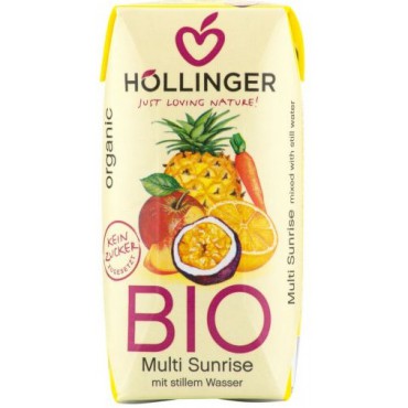 Hollinger: Nektar multi ovocný s mrkví BIO 200ml