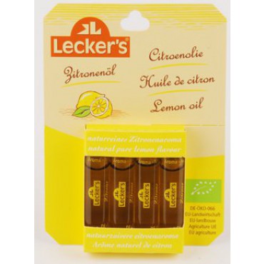 Lecker´s: Citrónový olej 100% BIO 4x2ml