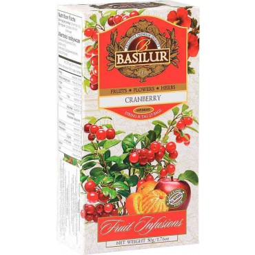 Basilur: Fruit Cranberry 25x2g