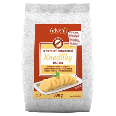 *Adveni: Bezlepkové brambor.knedlíky RAZ DVA 300g
