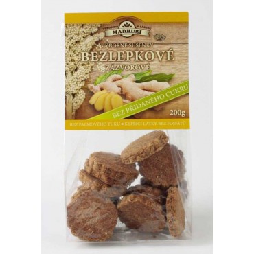Bezlepkové sušenky se zázvorem 200g