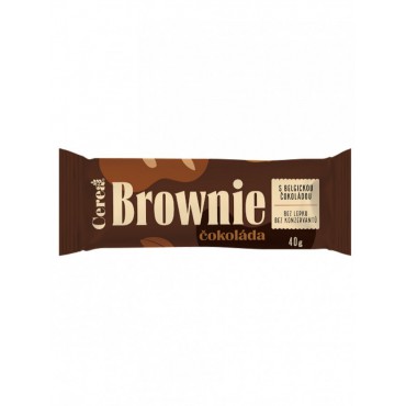 Brownie tyčinka s belgickou čokoládou 40g