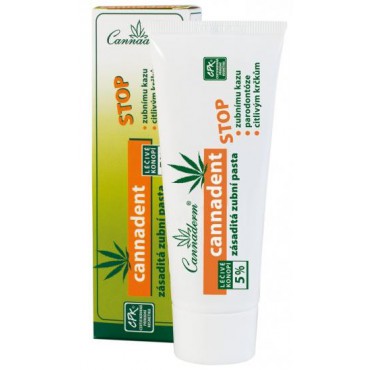 Cannaderm: Zubní pasta zásaditá 75g
