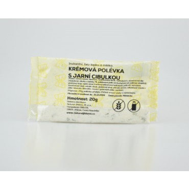 Instantní bezlepková krémová polévka s jarní cibulkou 20g