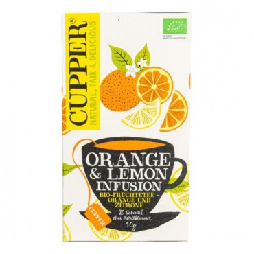 Cupper: Čaj Orange & Lemon BIO 20x2,5g 