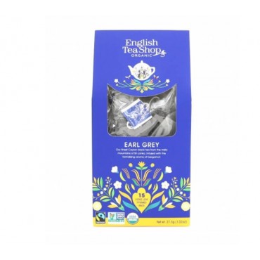 ETS: Černý čaj Earl grey BIO pyramidy 15x2,5g