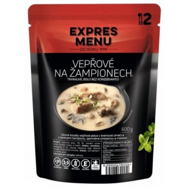 EXPRES MENU: Vepřové na žampionech bezlepkové 600g