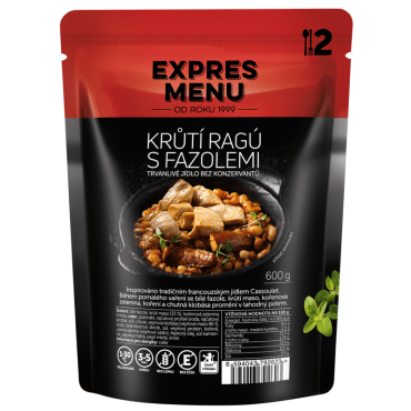 EXPRES MENU: Krůtí ragů s fazolemi 600g