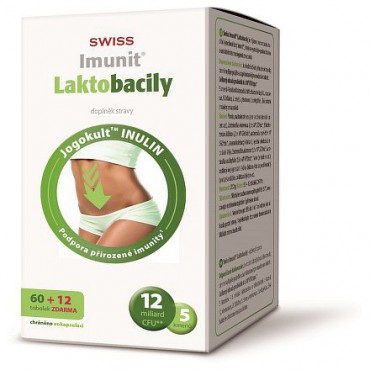 Swiss: Imunit Laktobacily 60+12 tbl.