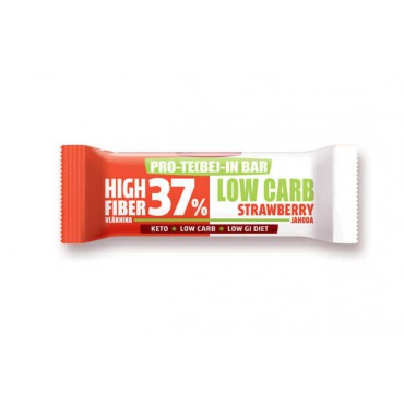Tyčinka PRO-TE(BE)-IN Low carb jahoda 35g