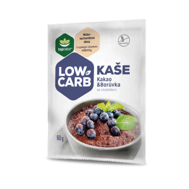 Topnatur: Low carb kaše Kakao & Borůvka 60g