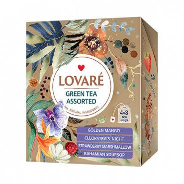 Lovaré Green Tea Assorted 32n.s.