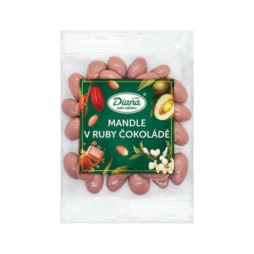 Mandle v ruby čokoládě 100g