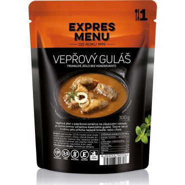 EXPRES MENU: Vepřový guláš bezlepkový 300g