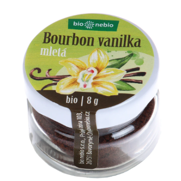 Vanilka Bourbon mletá kořenka BIO 8g