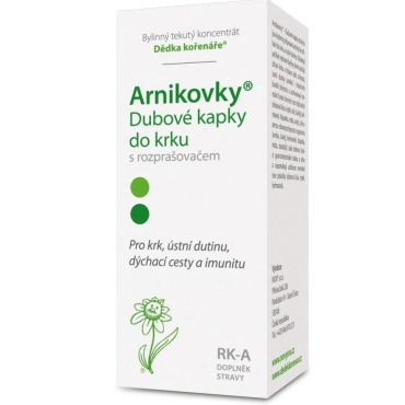 Arnikovky - Dubové kapky s rozprašovačem 50ml