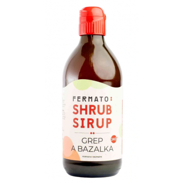 Fermato: Shrub sirup Grep a Bazalka 340ml
