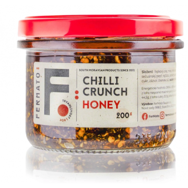 Fermato: Sečuánský chilli olej - Crunch Honey 200g
