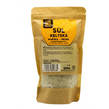 Sůl keltská mořská hrubá 500g