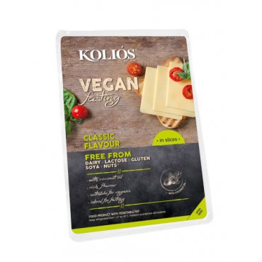 Koliós: Veganská alternativa sýru plátky 200g