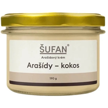 Šufan: Arašídovo-kokosový krém 190g