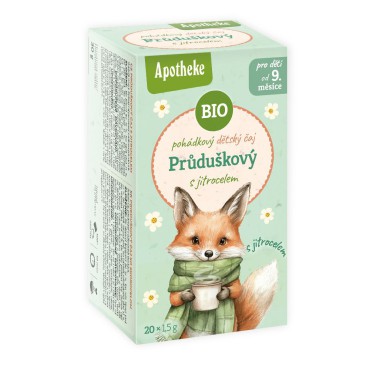 Apotheke:Dětský čaj Průduškový s jitrocel. 20x1,5g