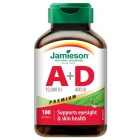 Jamieson: Vitamíny A+D 10 000/800 IU Prem.100cps.