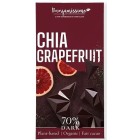 *Vegan čokoláda 70% s chia a grapefruitem BIO 60g