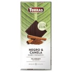 Torras tmavá čokoláda Stevia se skořicí 125g
