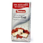 Torras bílá čokoláda s goji bez cukru 75g