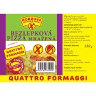 PIZZA Quattro formaggi bezlepková 310g