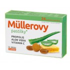 Müllerovy pastilky Propolis, Aloe vera, vit.C 24ks