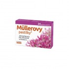 Müllerovy pastilky pelargonie+vit.C 24ks