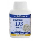 Vitamín D3 2000 I.U. 107tbl.