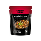 EXPRES MENU:Hovězí vývar s masem a zeleninou 600g