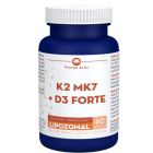 Lipozomal Vitamín K2 MK7+D3 forte 60cps
