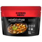 EXPRES MENU: Hovězí vývar s masem a zeleninou 330g