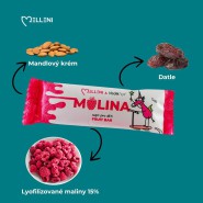 *Melleni: Fruit Bar Malina 25g